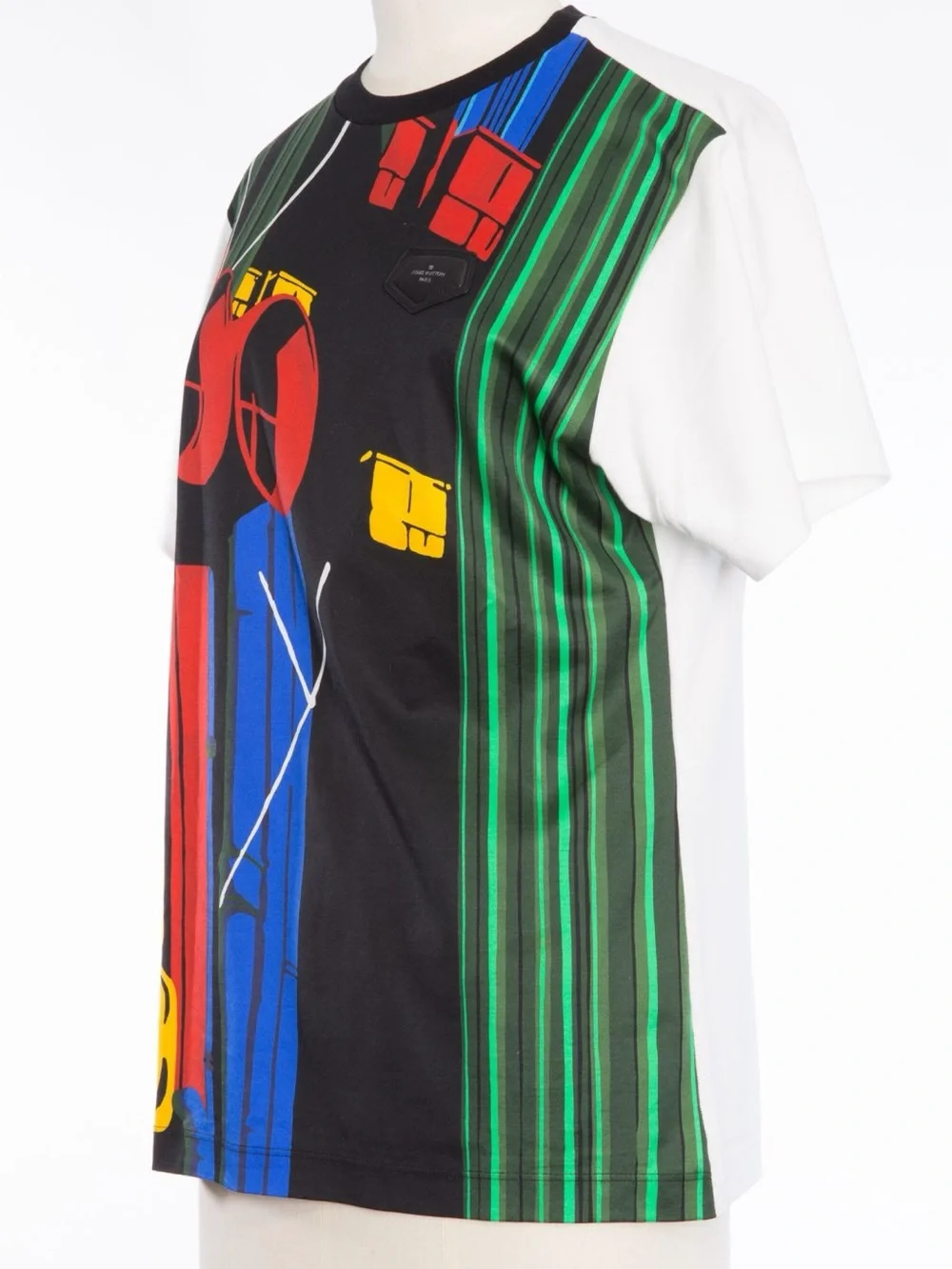 Louis Vuitton 2019 'Caeda Pompidou Souvenir' Cotton T-Shirt size S